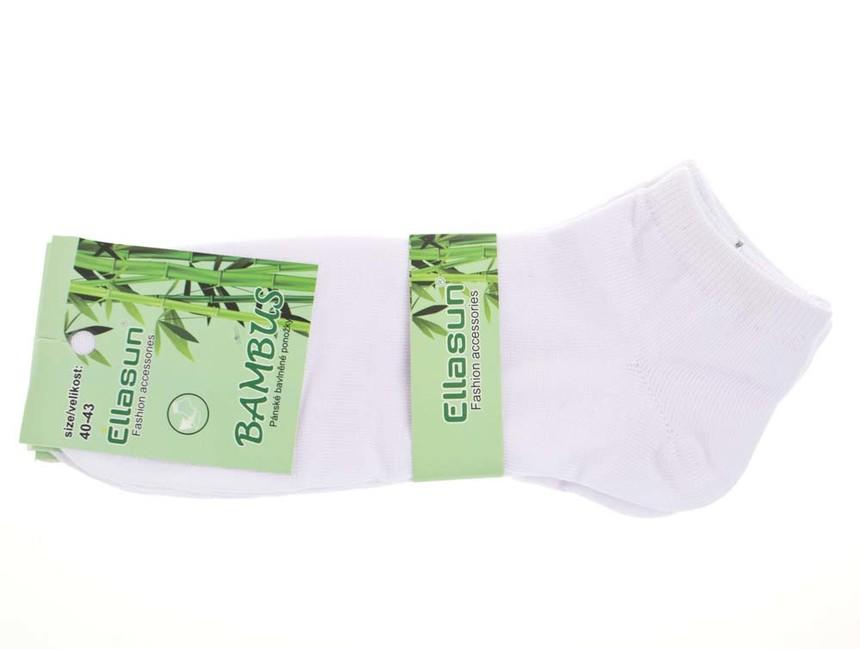 O&T Socken clenkove 3 pary, weiß