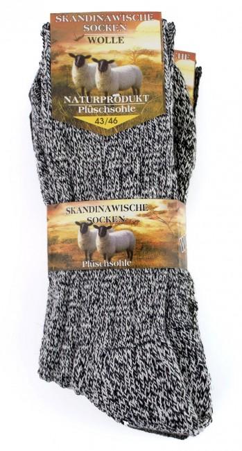 O&T Scandinavian Socks 3 pairs, wool