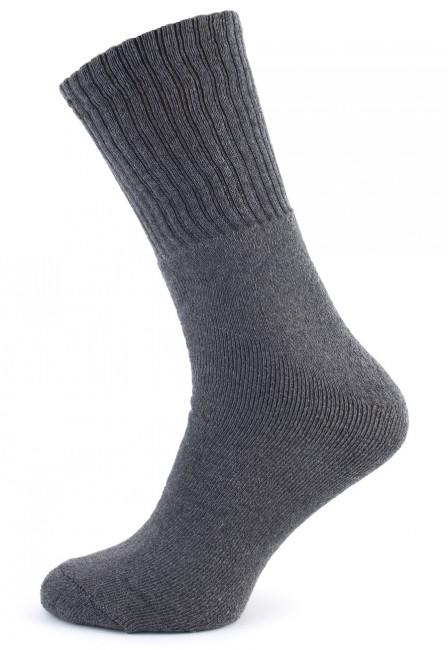 O&T Herren- pracovne Socken Looken 3 pary, schwarz