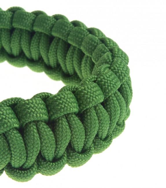 O&T Armband paracord Kunststoff- pracka, grün
