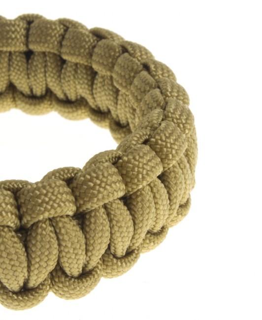 O&T Βραχιόλι Paracord με Πλαστική Αγκράφα, Χακί
