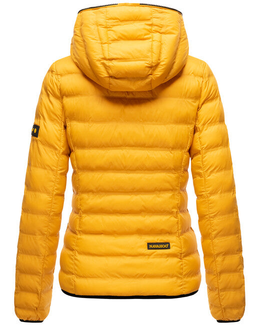 Navahoo NEEVIA damen Übergangsjacke mit Kapuze, gelb