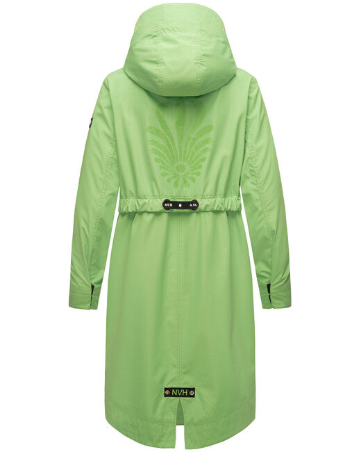 Navahoo JOSINAA damen Übergangsjacke mit Kapuze, Jadegrün