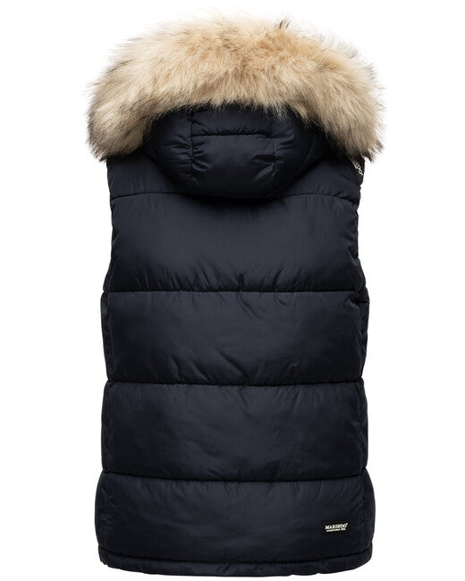Marikoo Eisflockchen damenweste, Navy