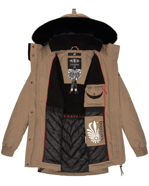 Navahoo Olessa damen Winterjacke, Taupe