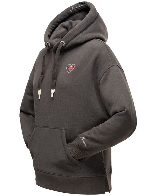 Navahoo Goldfee damen hoodie Dunkelgrau