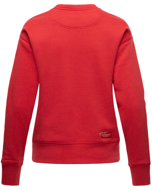 Navahoo Zuckerschnecke damen Sweatshirt, Rot