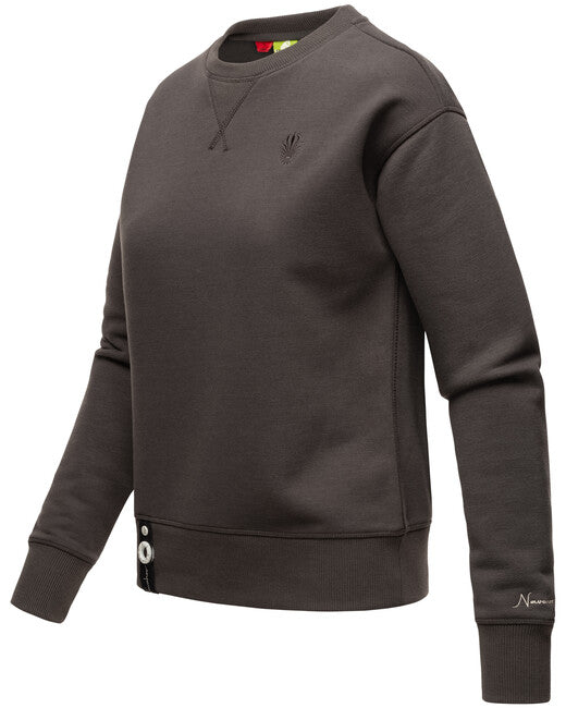 Navahoo Zuckerschnecke damen Sweatshirt, Dunkelgrau