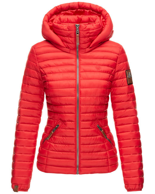 Marikoo LOWENBABY damen-Übergangsjacke mit Kapuze, rot