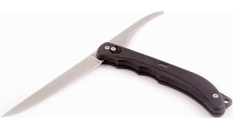 Eka Duo Black Angel- und Küchenmesser 13 cm, schwarz, Gummi, Scheide