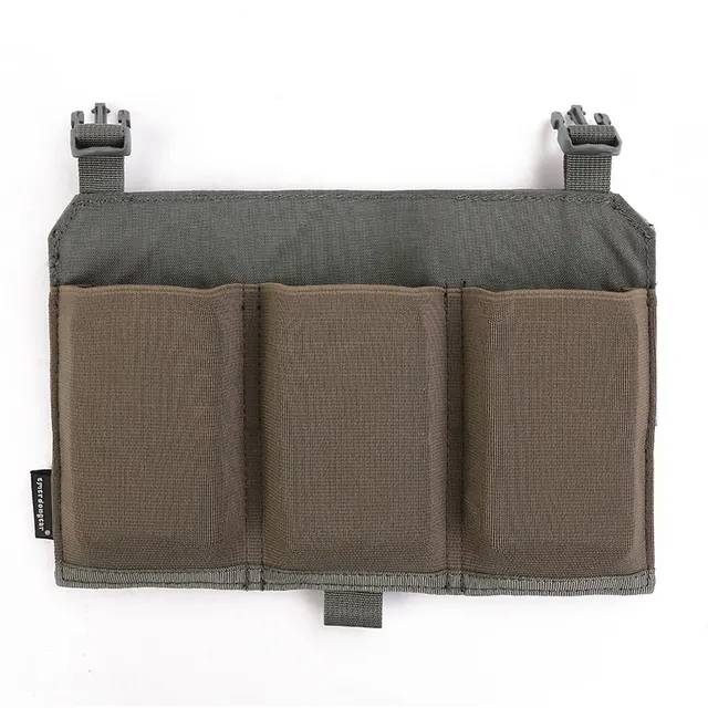 Emersongear Panel für drei M4 Magazine auf taktischer Weste, laubgrün 500D