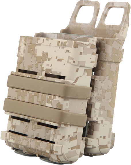 Emersongear Fast Mag Friction Gen 3 Kunststofftasche für zwei Magazine, desert digital