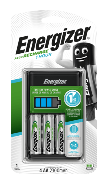 Energizer nabíjačka bateríí ENR 1HR Charger EU 4AA 2300 mAh