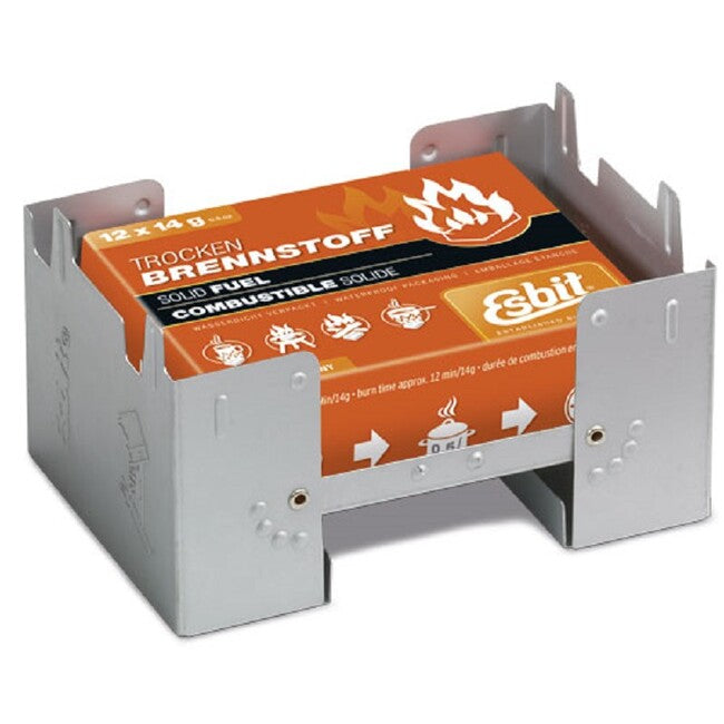Esbit Taschenkocher für Trockenbrennstoff 12 Stk. x 14 g.