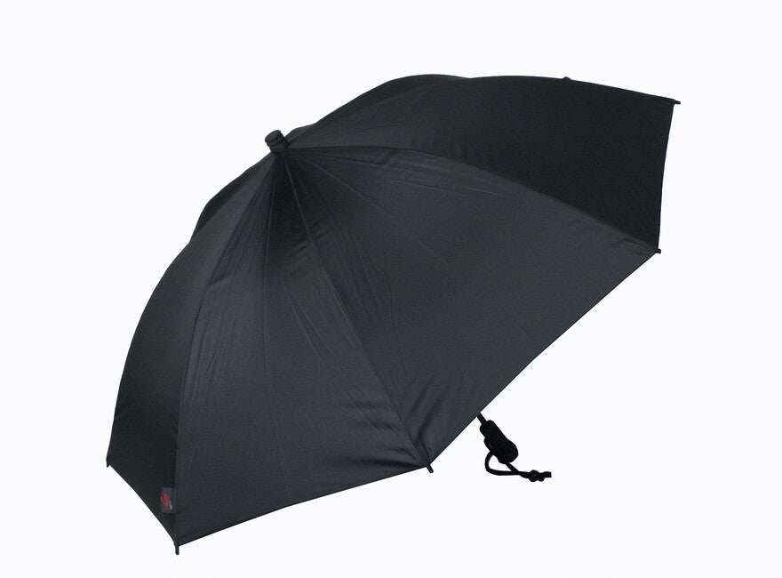 EuroSchirm Swing Liteflex robuster und unverwüstlicher regenschirm, schwarz