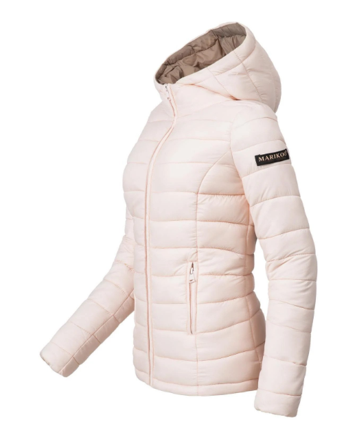 Marikoo Lucy damen-Übergangsjacke mit Kapuze, rose