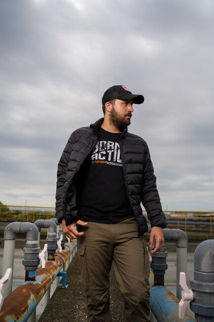 Pentagon T-Shirt Born for Action, schwarz
