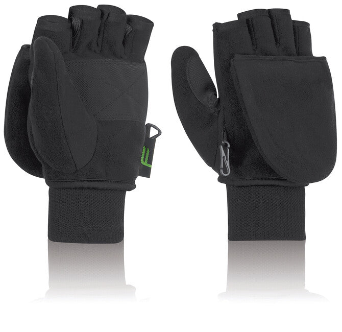 F ront-open handschuhe, schwarz