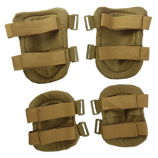 DRAGOWA TACTICAL Knie- und Ellbogenschoner, khaki