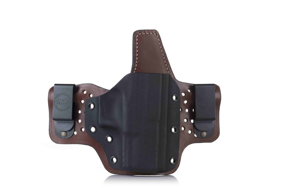 Falco Hybrid IWB Kydexholster zum verdecktem Tragen Glock 19, braun