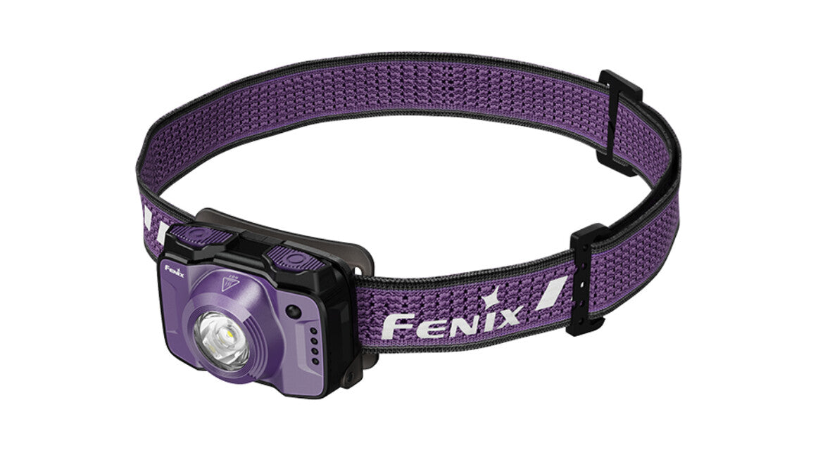 Fenix HL12R V2.0 wiederaufladbare stirnlampe, violett
