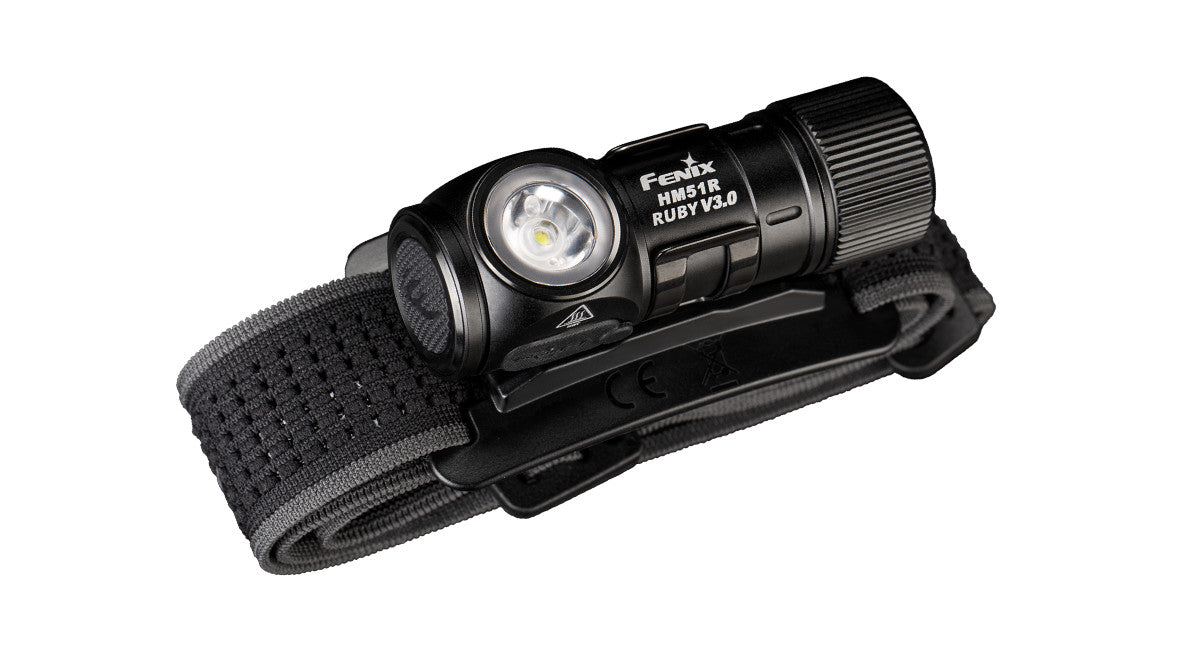 Fenix HM51R Ruby V3.0 nabíjateľná čelovka, celočierna
