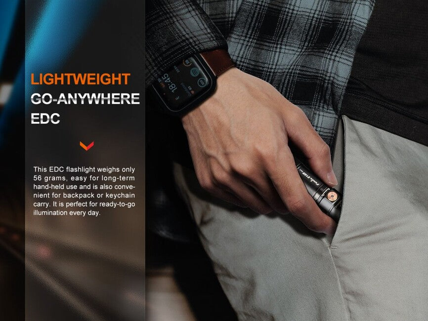 Fenix E18R V2.0 GE Rechargeable Flashlight, Nebula