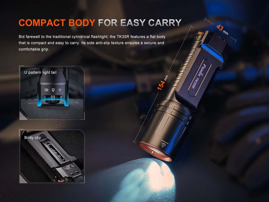 Fenix TK35R Rechargeable LED Flashlight (5800 lumens)