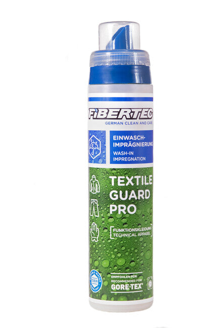 Fibertec Textile Guard Pro wasser-, schmutz- und ölabweiser für membranbekleidung und funktionsgewebe 250 ml