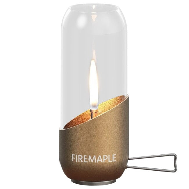 Fire Maple Gaslampe mit Borosilikatglas, orange