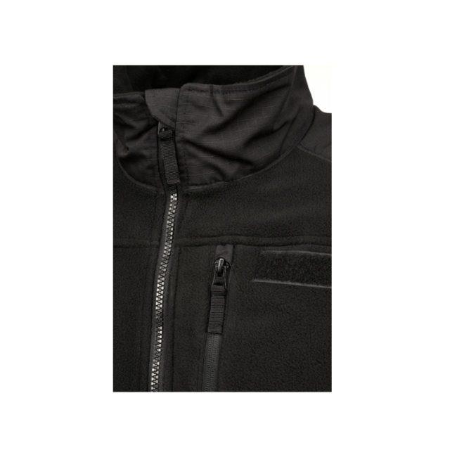 Brandit Fleecejacket Ripstop, Black