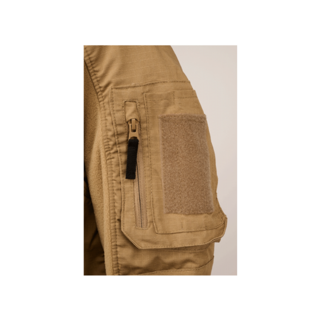 Brandit Fleecejacket Ripstop Μπουφάν, Καμηλό
