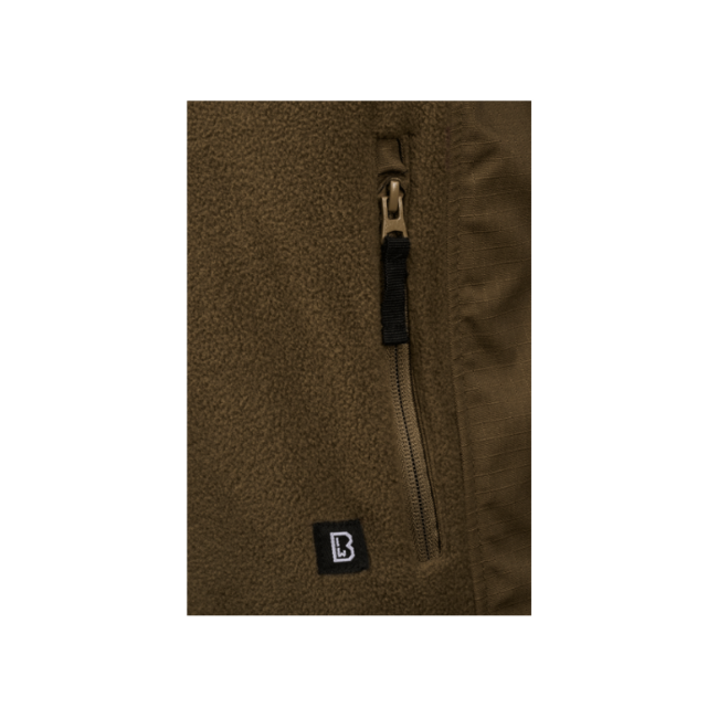 Brandit Fleecejacket Ripstop Jacket, Olive