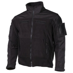 MFH Professional Combat Fleece Jacket, Black