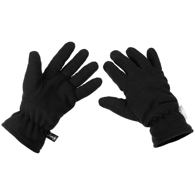 MFH Fleece-handschuhe mit 3M™ Thinsulate™ Isolierung, schwarz