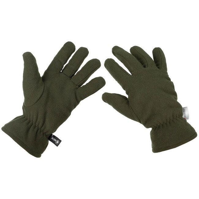 MFH Thinsulate™ Isolierung fleece-handschuhe, od grün