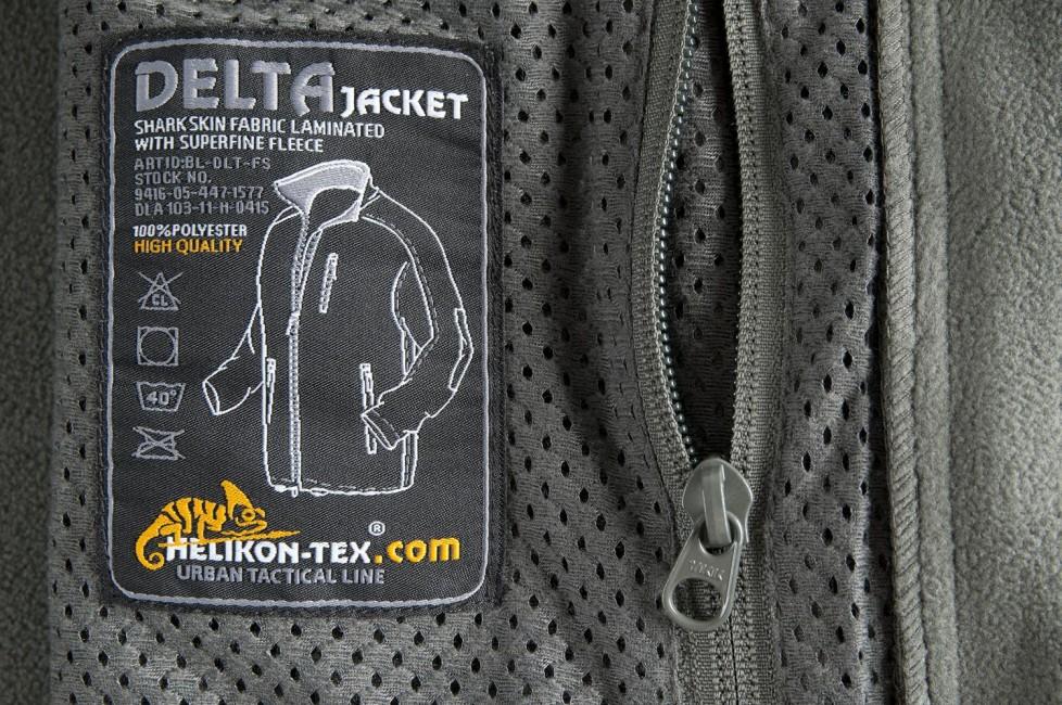 Helikon-Tex Delta SoftShell Shark Skin Jacket, Black