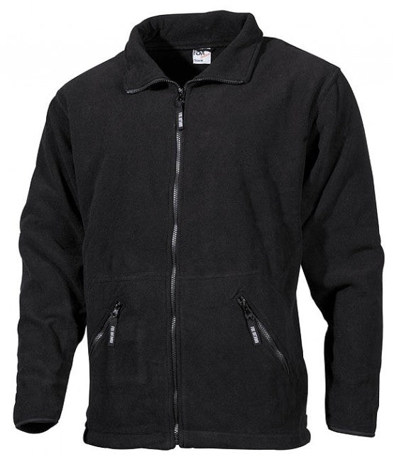 Fox Herren- Fleece- Sweatshirt Arber, schwarz