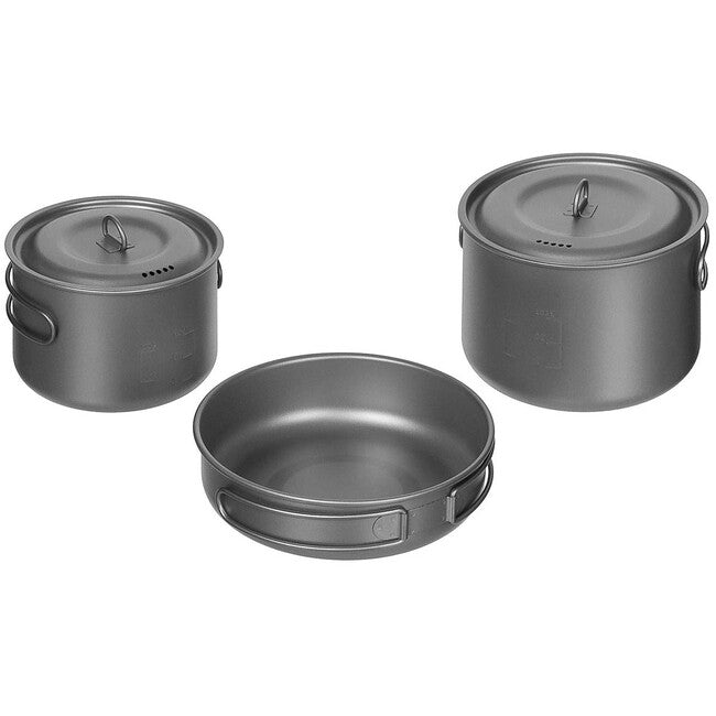 Fox Outdoor 5-tlg. Tischset, titan