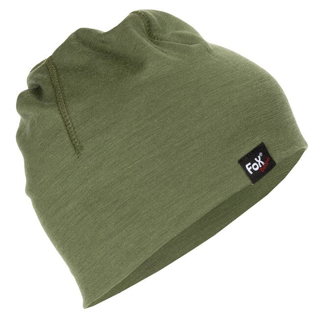Fox Outdoor Mütze, Merino Lite, OD grün