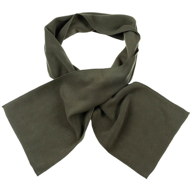 Fox Outdoor Fleece- Schal, grün, cca 160 x 25 cm