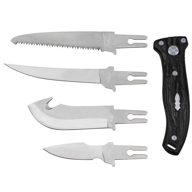 Fox Outdoor Jägerwerkzeuge, 4 auswechselbare Klingen