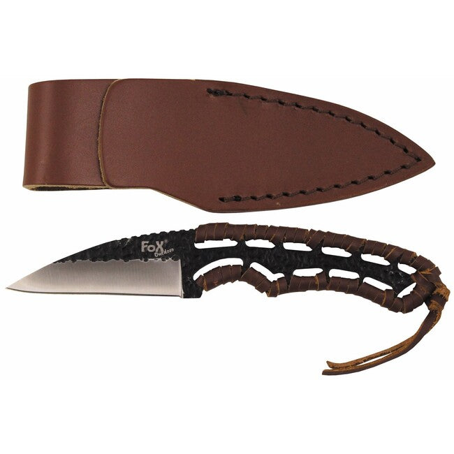 Fox Büffel II messer, gewickelter griff, mit scheide