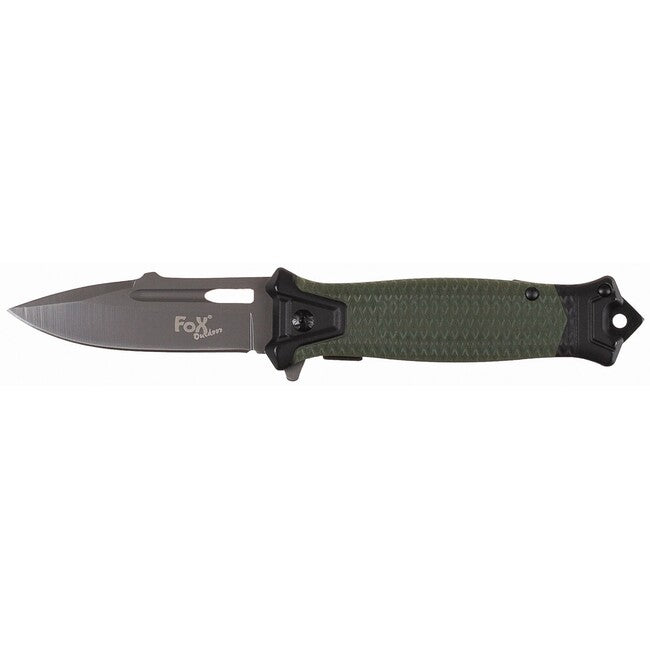Fox Snake einhandmesser, od grün