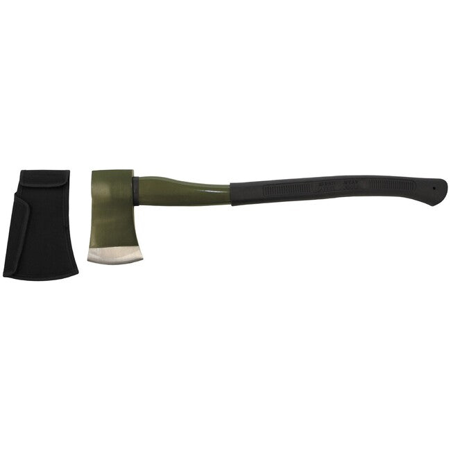 Fox Outdoor Axt Deluxe groß Fiberglasstiel, OD grün