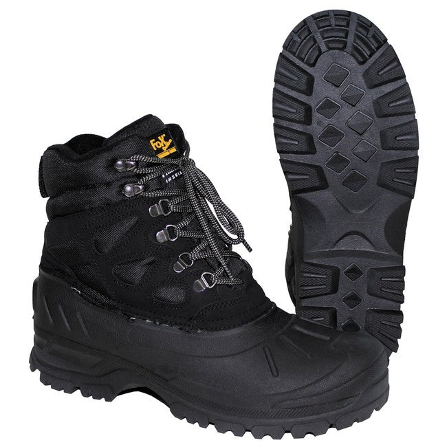 Fox trekingova Thermo Schuhe, schwarz