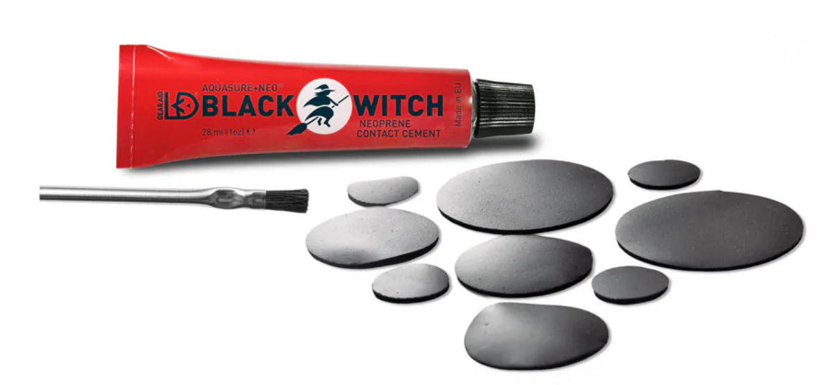 GearAid Aquasure +Neo neopren-klebstoff-kit 28 ml, black witch