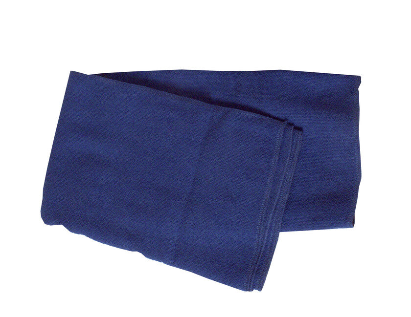 GearAid Microfiber Towel mikrofaser-handtuch mit netztasche und flanell-frottier-gesichtstasche 75 x 120 cm, blau