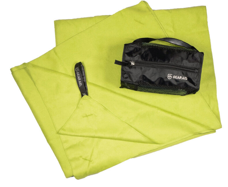 GearAid Microfiber Towel Mikrofaser-Handtücher mit antimikrobieller Behandlung 50 x 100 cm nav grün