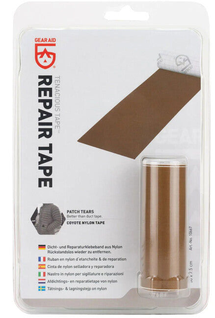 GearAid Tenacious Tape reparaturband kojote